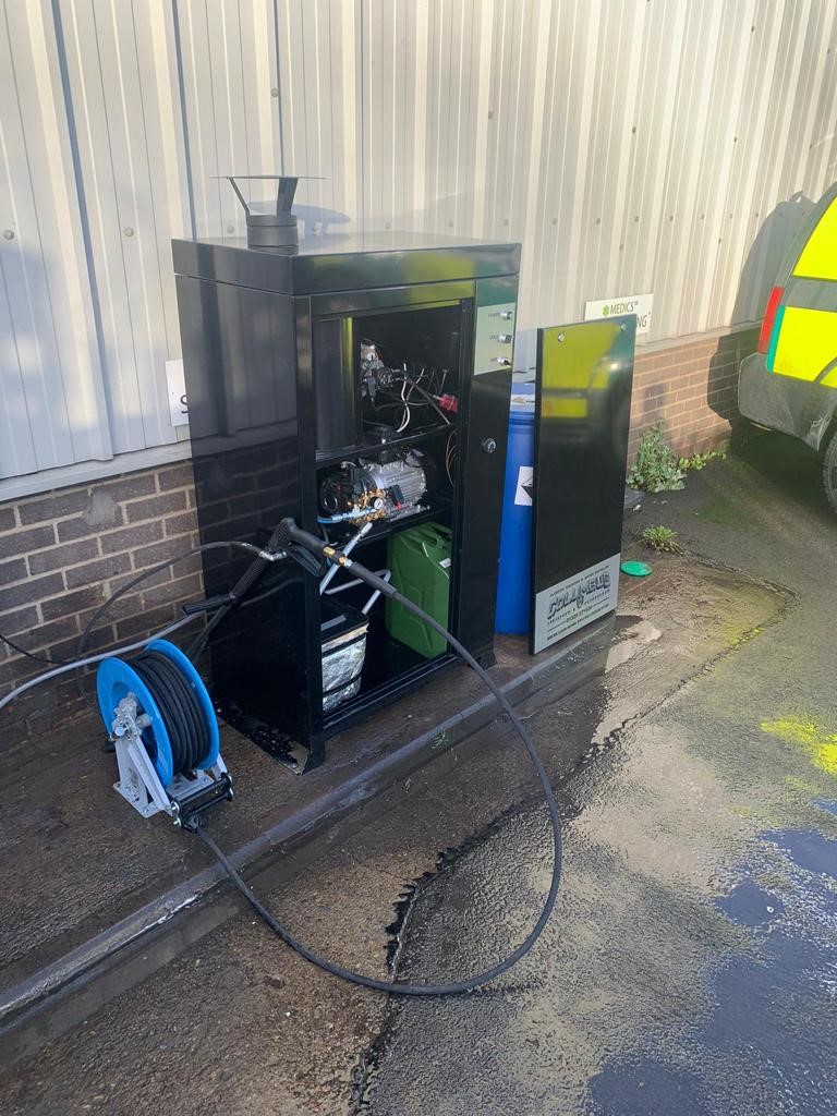 Servicing a Hot Water Diesel Pressure Washer Columbus UK, Darlington