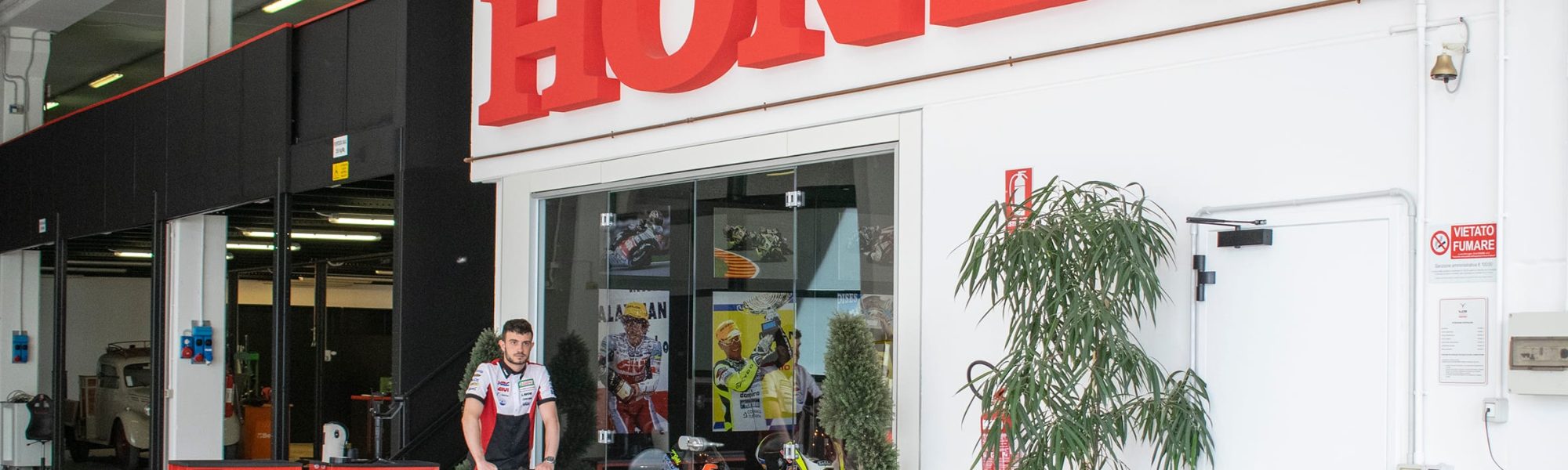 Utilizzo spazzatrice honda